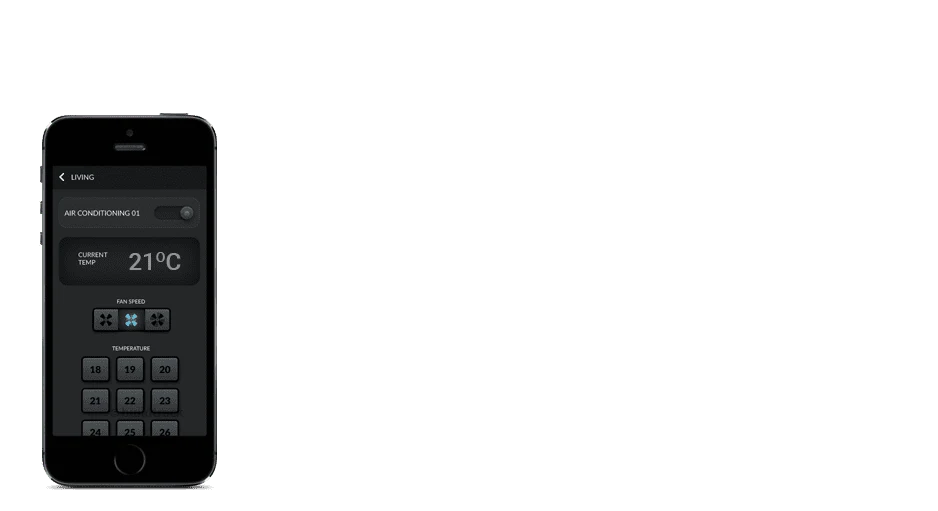 Control your motion sensor using buildtrack smart sense apps