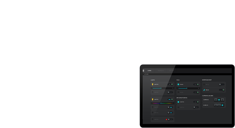 Control your motion sensor using buildtrack smart sense apps