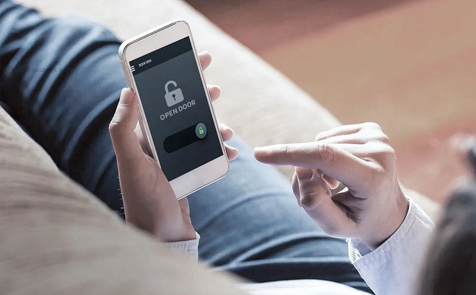 Wi-Fi smart door lock with facial recognition feature