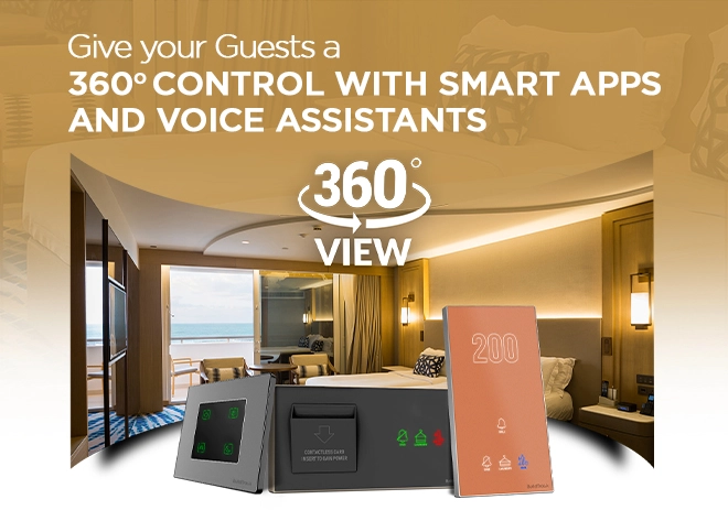 experience 360 views by smart hotel automation app