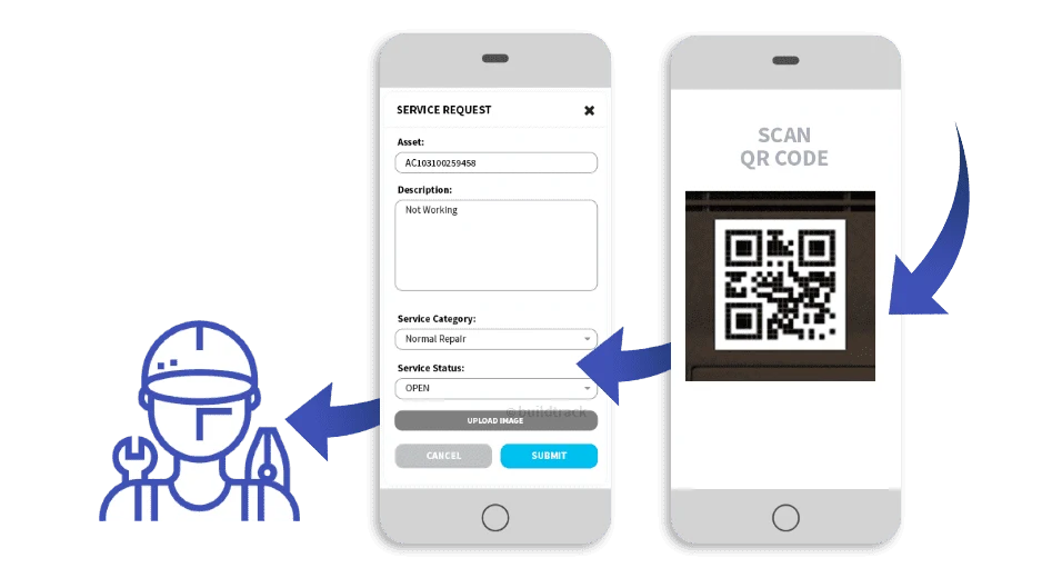 buildtrack facility management app for elder