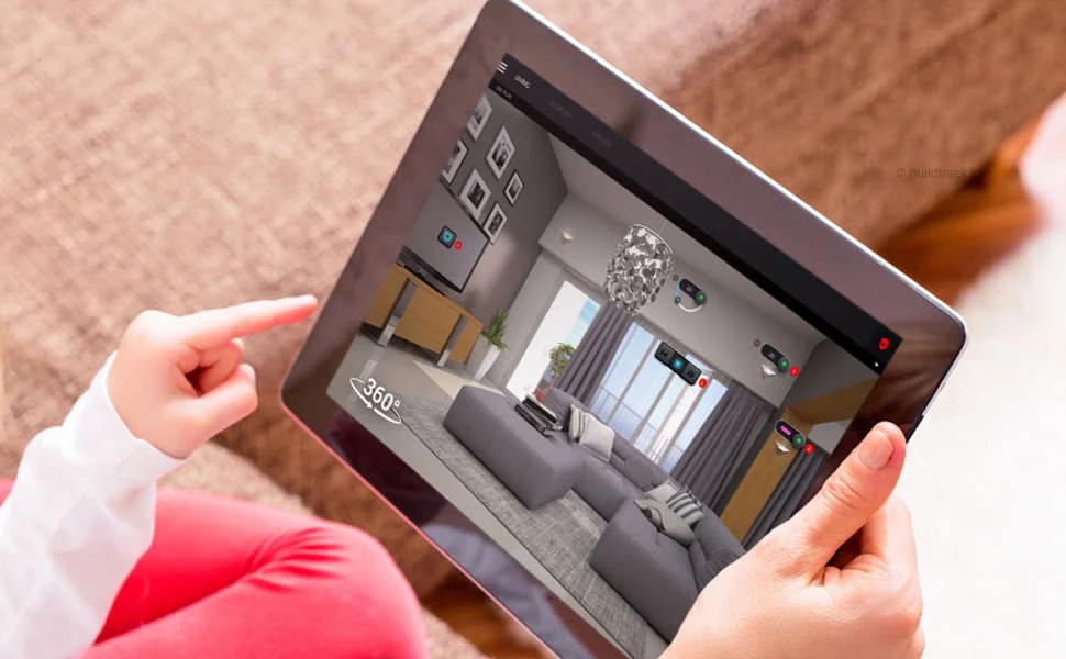 buildtrack smart home apps can control lights, fans, curtains and door lock