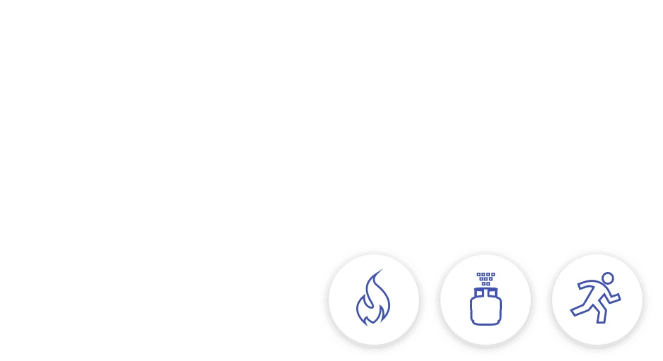 Sensors for smoke, gas leak and intrusion that can be alert you