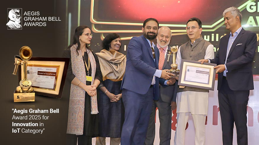 BuildTrack Wins India’s Top IoT Innovation Award – Aegis Graham Bell Award 2025!