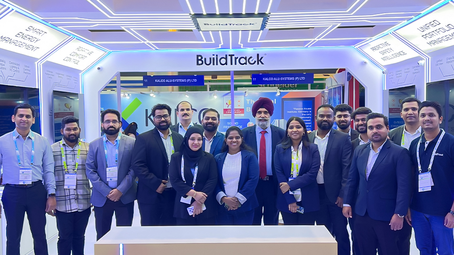 BuildTrack team showcasing AIoT smart building solutions at IGBC Green Building Congress 2025
